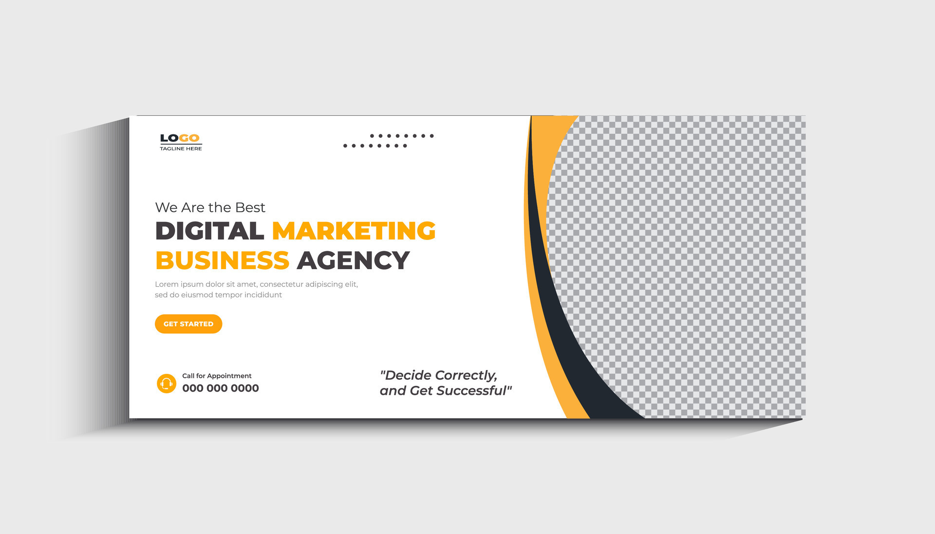 Digital Marketing Agency Social Media Cover and Web Banner Template ...