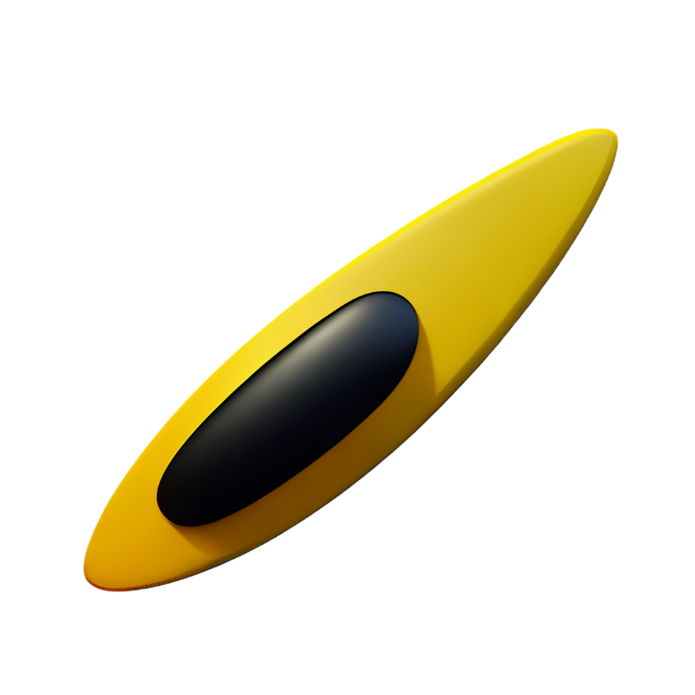 surfboard 3d rendering icon illustration png