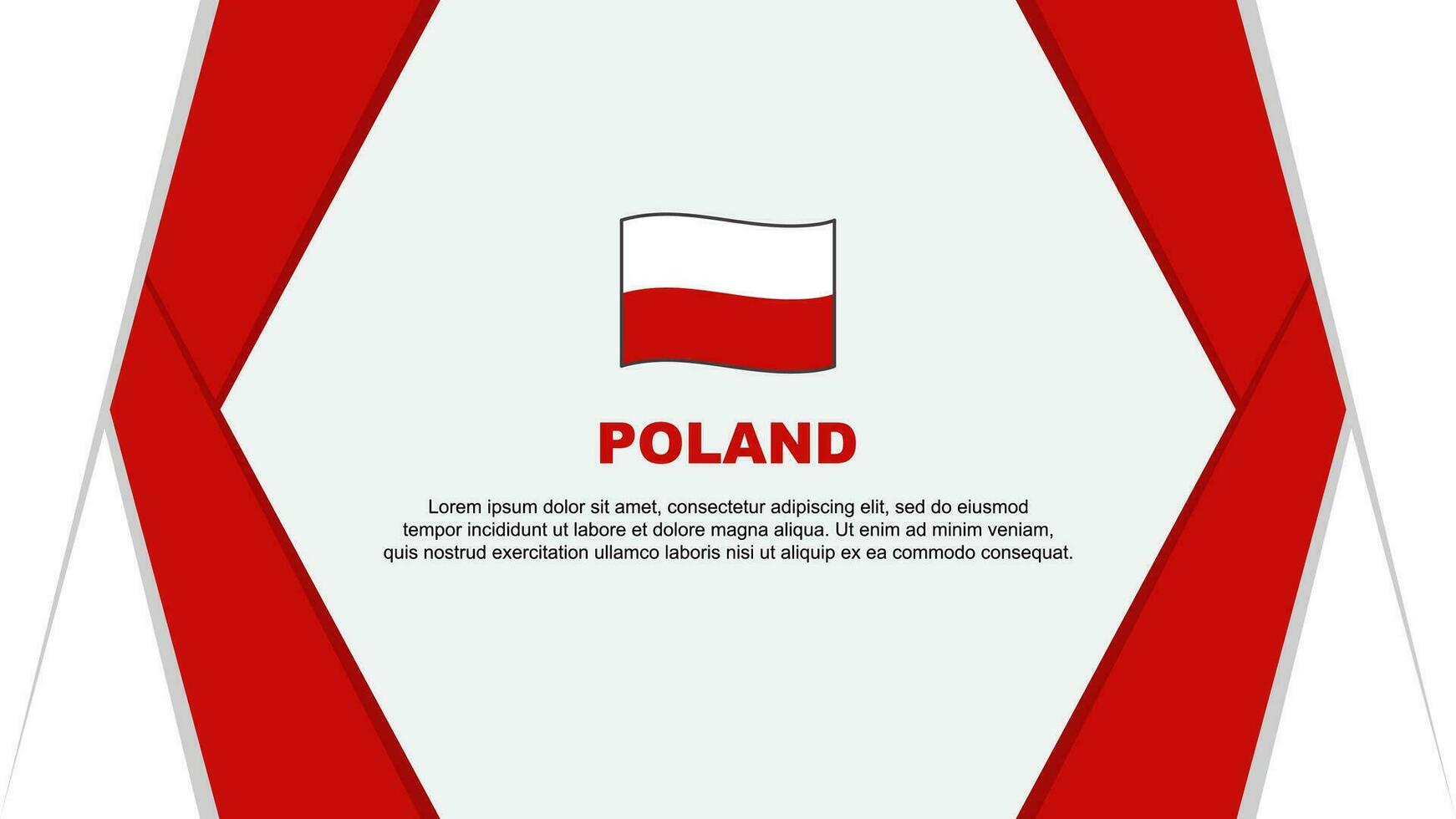 Polonia bandera resumen antecedentes diseño modelo. Polonia independencia día bandera dibujos animados vector ilustración. Polonia antecedentes