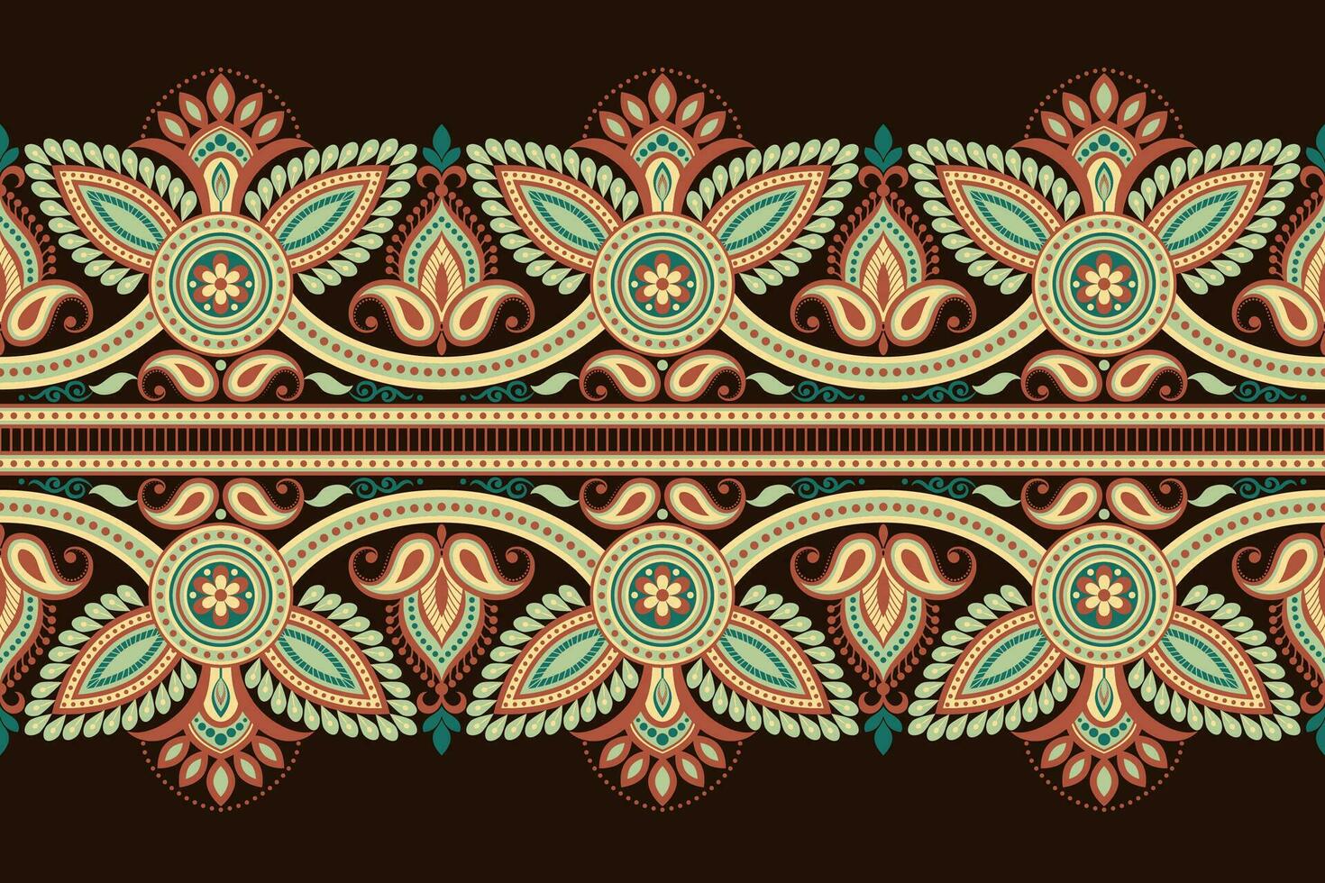 floral modelo sin costura. antecedentes sin costura modelo geométrico étnico modelo ikat sin costura digital impresión textil para fondo, alfombra, fondo de pantalla, ropa, batik, tela, impresión textil. vector