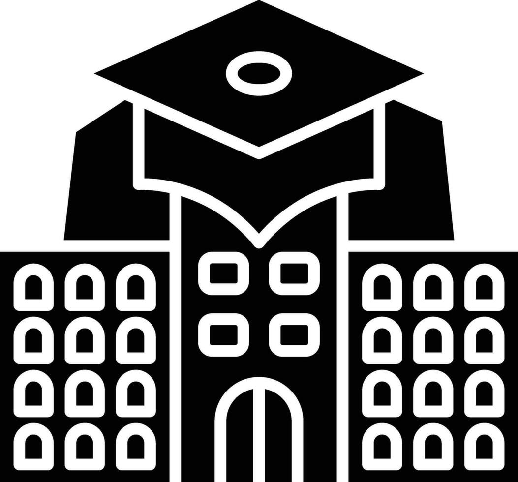 icono de vector de campus