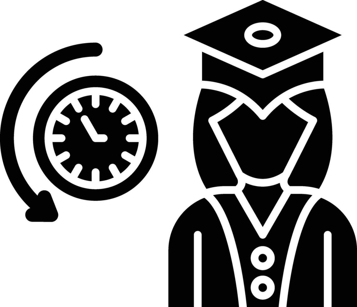 Part Time Student Vector Icon