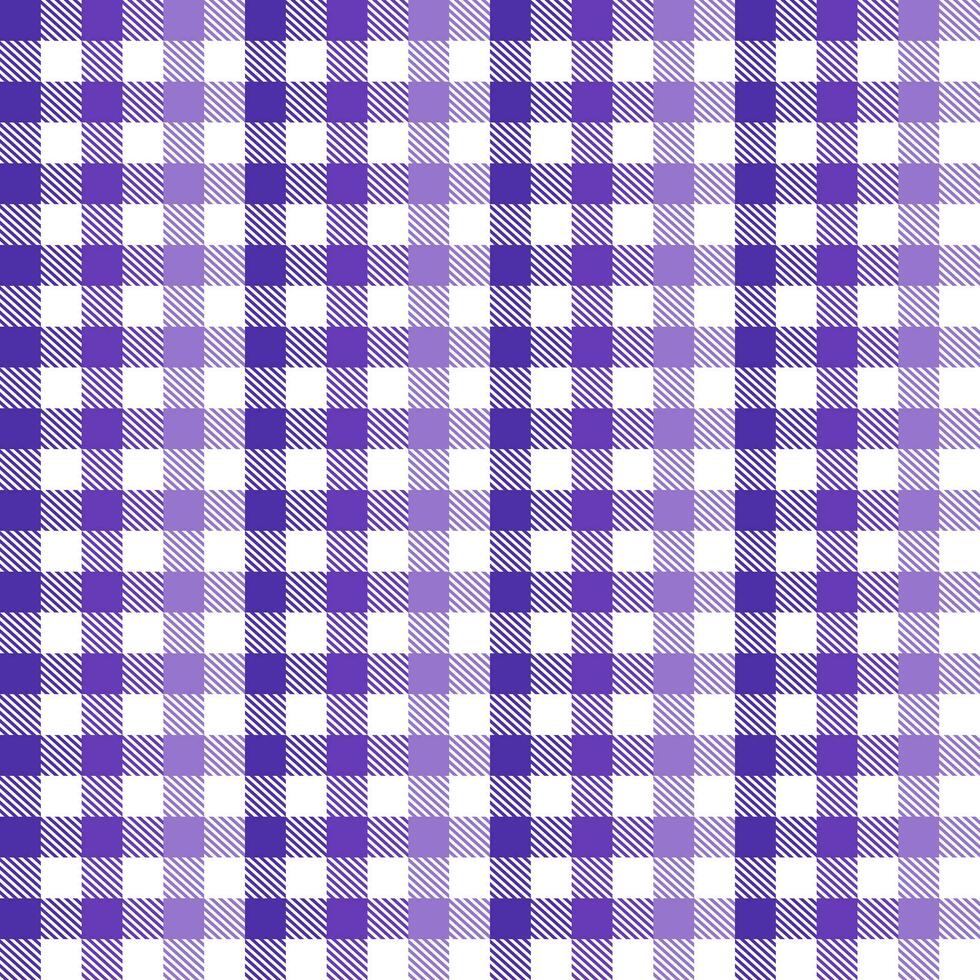 Purple plaid pattern with oblique line inside background. plaid pattern background. plaid background. Seamless pattern. for backdrop, decoration, gift wrapping, gingham tablecloth, blanket. vector