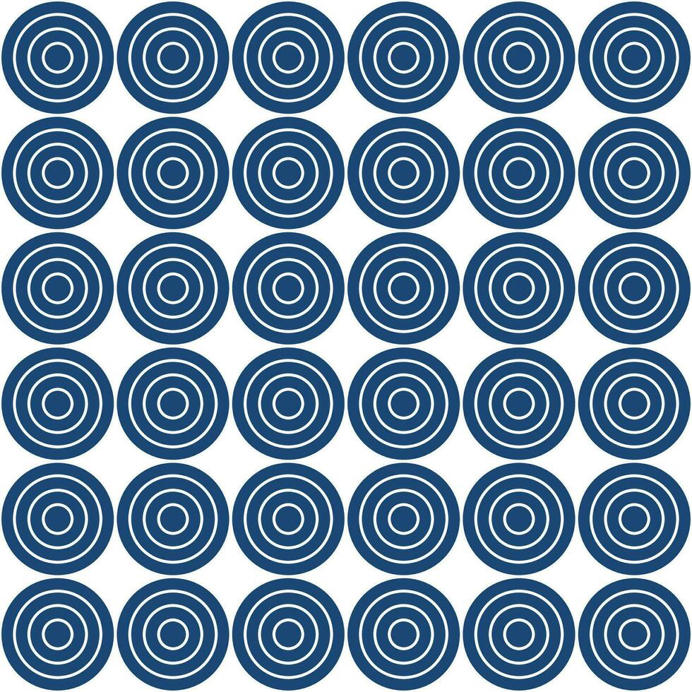 Navy blue circle pattern. Circle vector seamless pattern. Decorative element, wrapping paper, wall tiles, floor tiles, bathroom tiles.