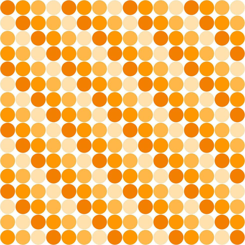 Orange tile background, Circle mosaic tile background, Tile background, Seamless pattern, Mosaic seamless pattern, Mosaic tiles texture or background. Bathroom wall tiles, swimming pool tiles. vector