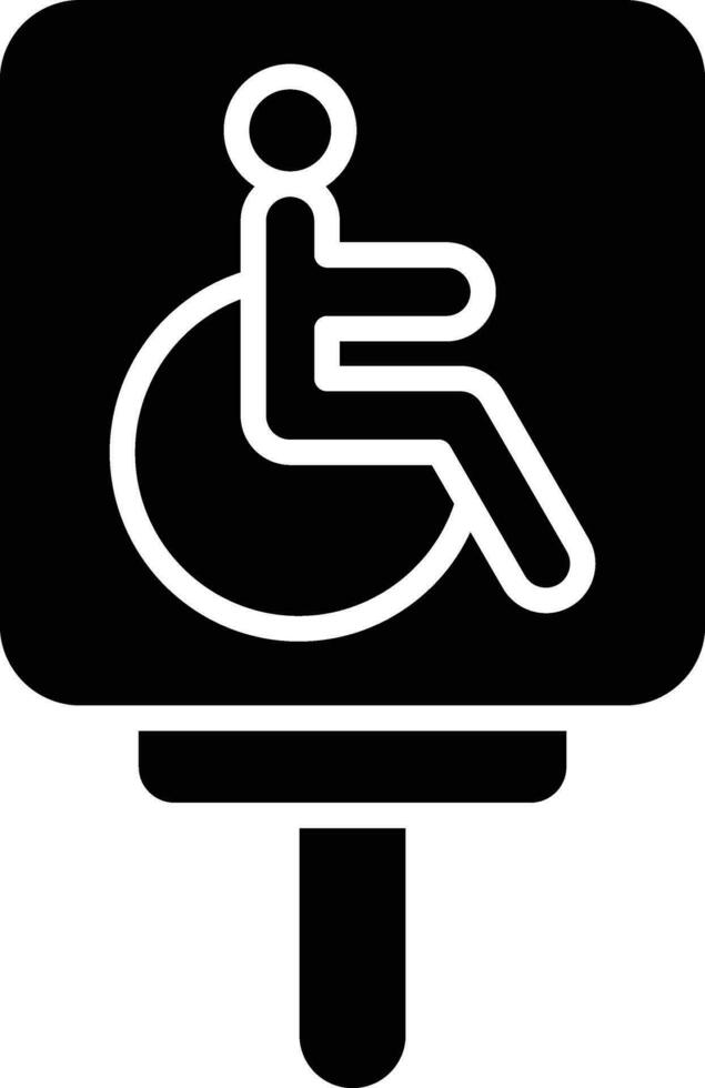 Disabled Parking Vector Icon