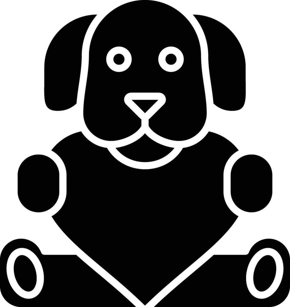 relleno animales vector icono