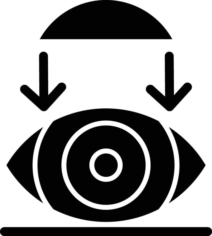 Rigid Contact Lenses Vector Icon