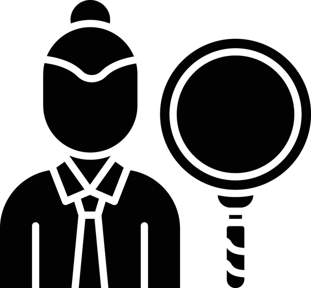 Talent Scout Female Vector Icon