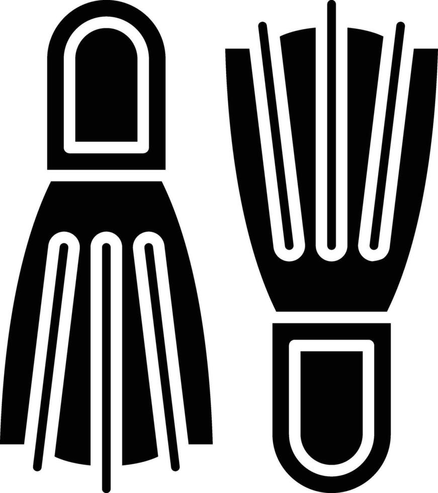 Fin Swimming Vector Icon