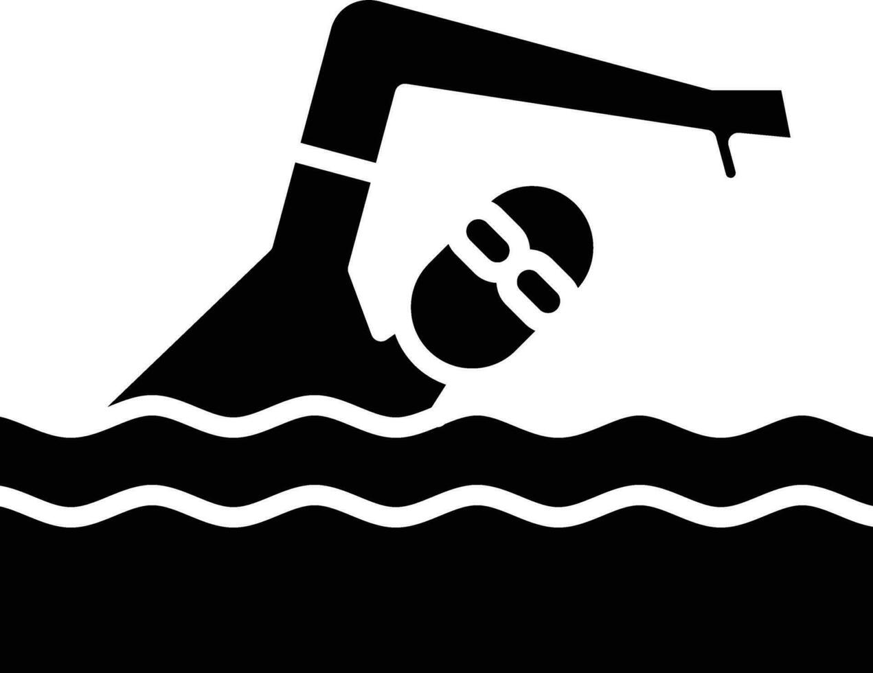 Swimming Vector Icon