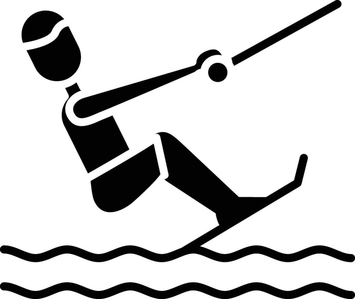 Wakeboarding Vector Icon