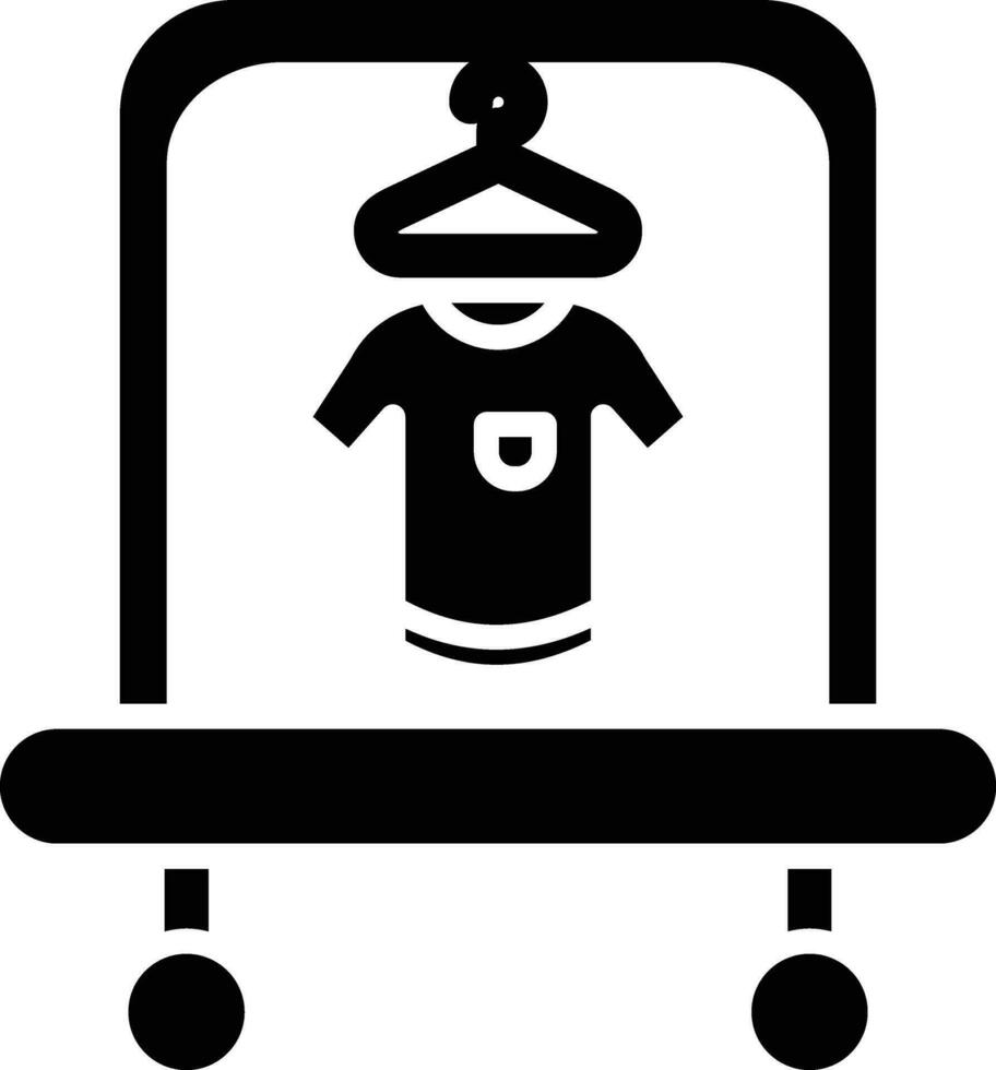 Clothing Rack Vector Icon