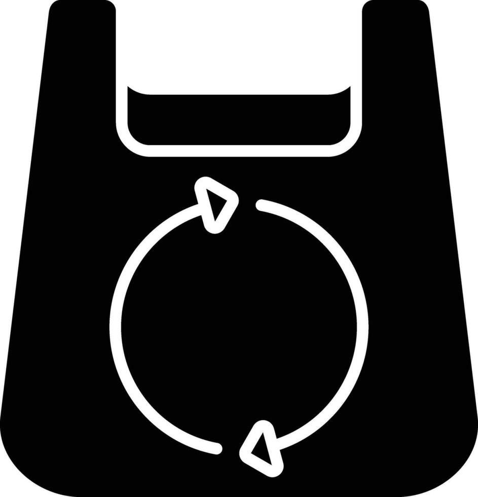 Reusable Grocery Bag Vector Icon