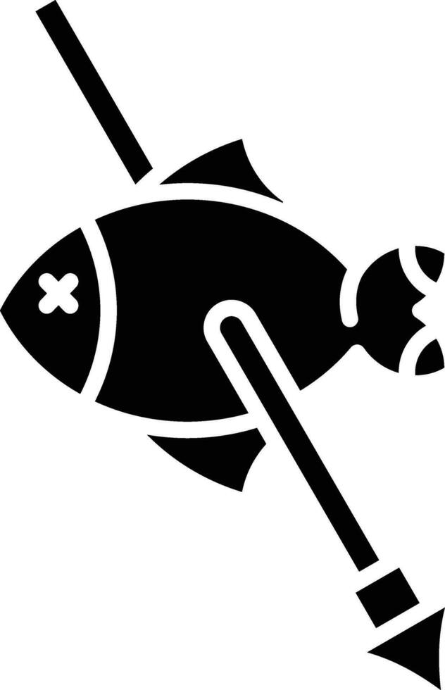 pesca submarina vector icono