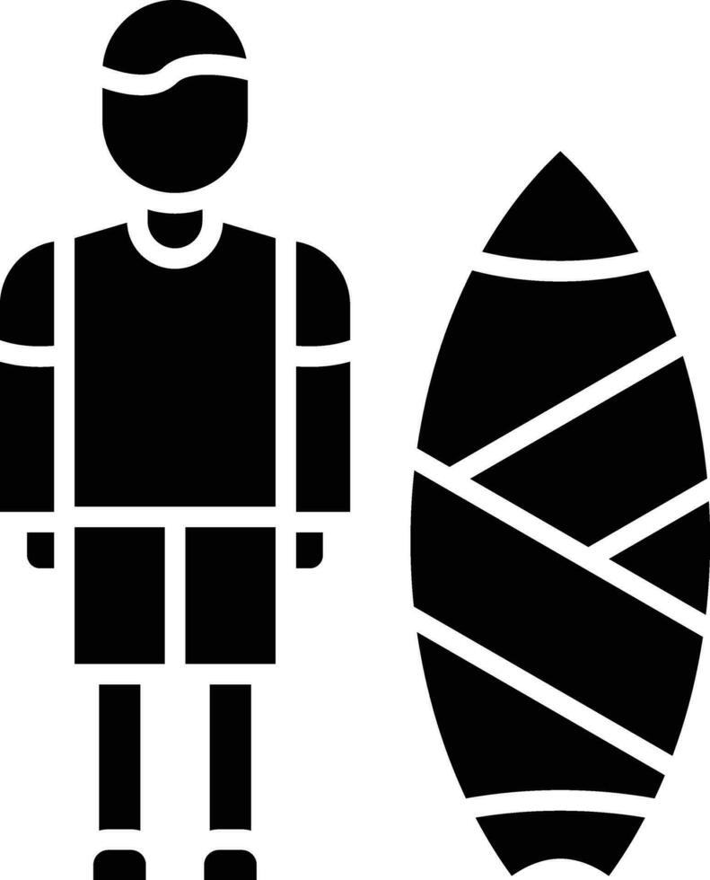 skurfing vector icono