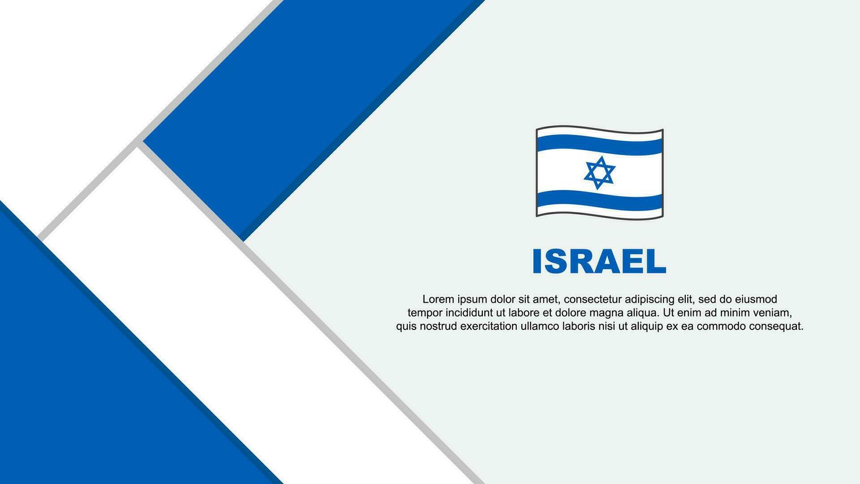 Israel bandera resumen antecedentes diseño modelo. Israel independencia día bandera dibujos animados vector ilustración. Israel ilustración