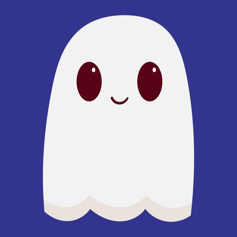 cute halloween ghost vector illustration