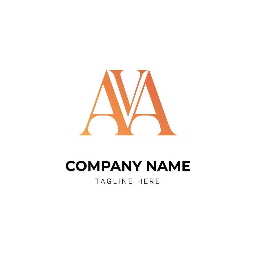 creative monogram luxury letter logo design template vector