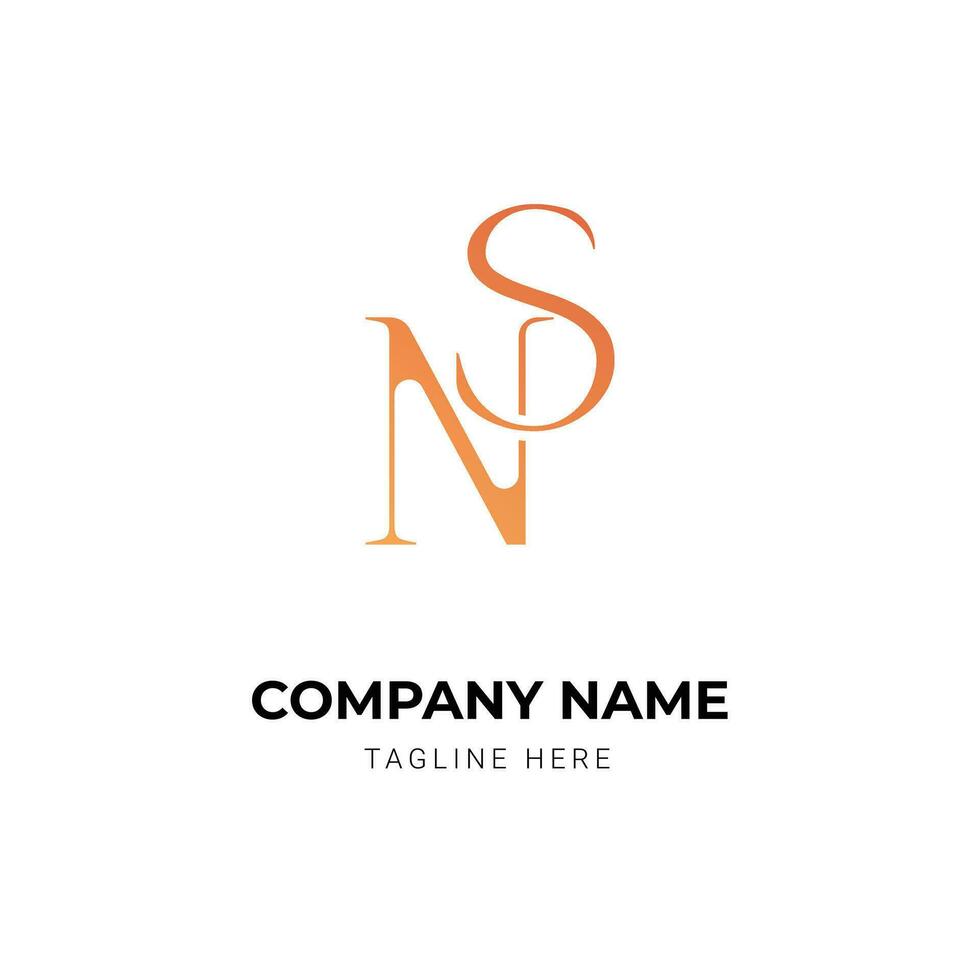 creative monogram luxury letter logo design template vector