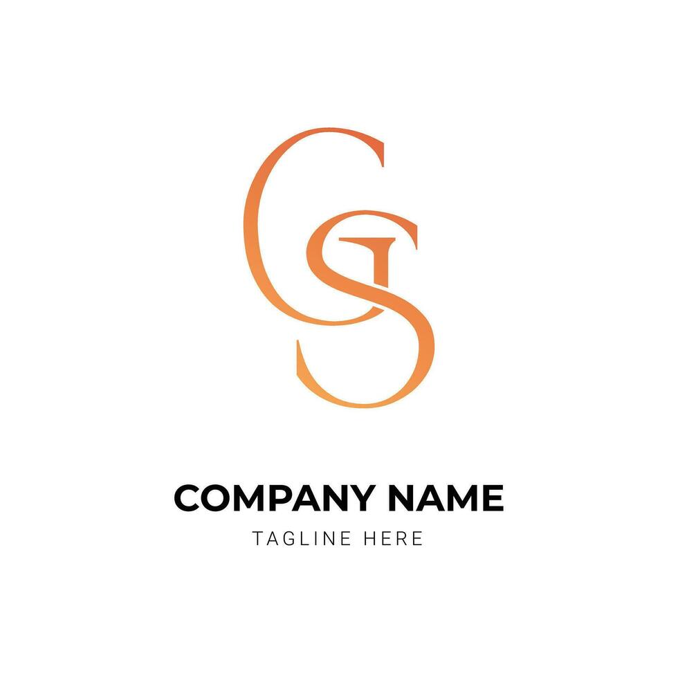 creative monogram luxury letter logo design template vector