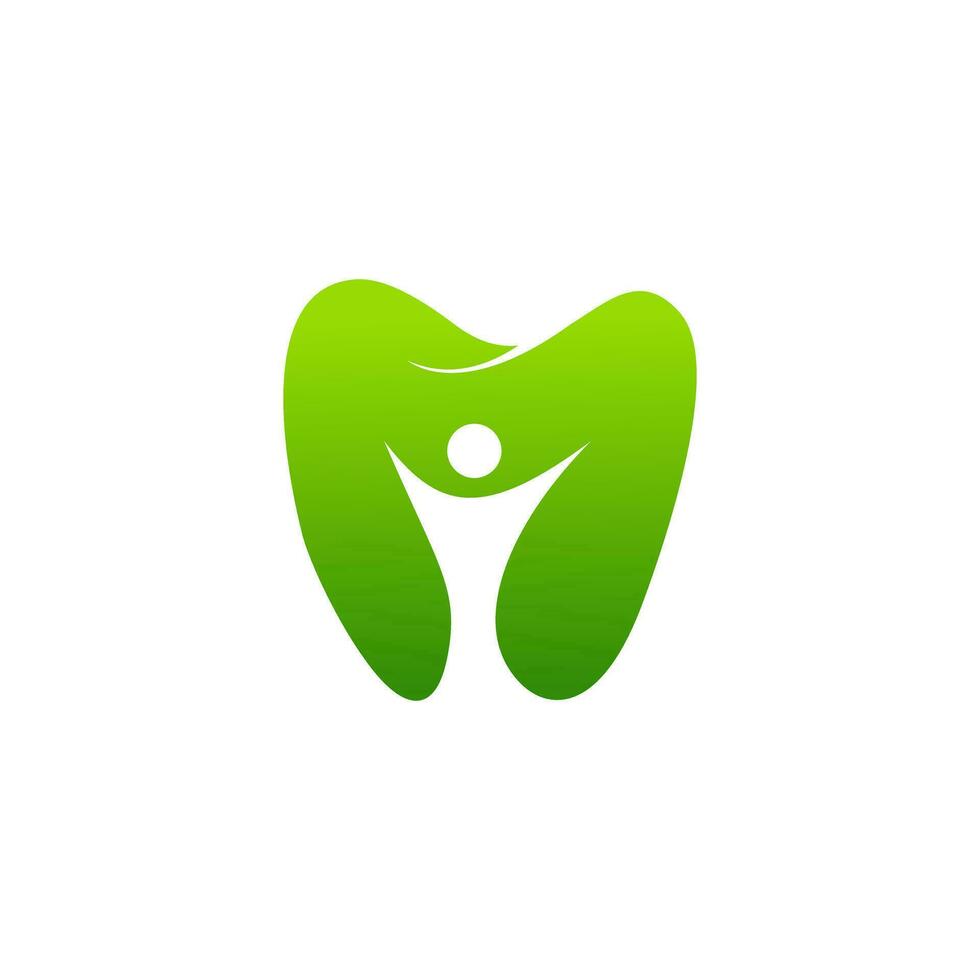 People Dental Logo Vector Design Template