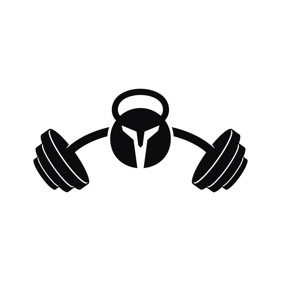 Spartan Gym Fitness Logo Vector Template