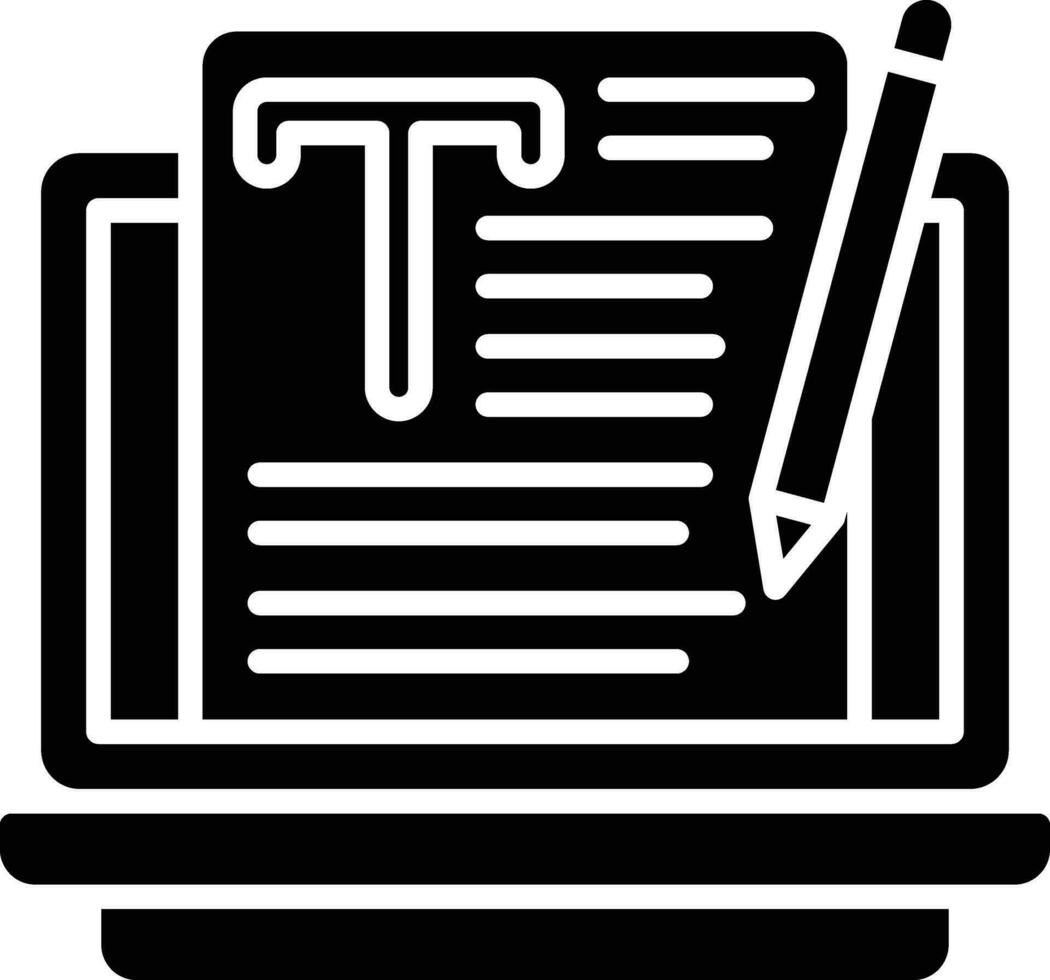 Copywriter Vector Icon