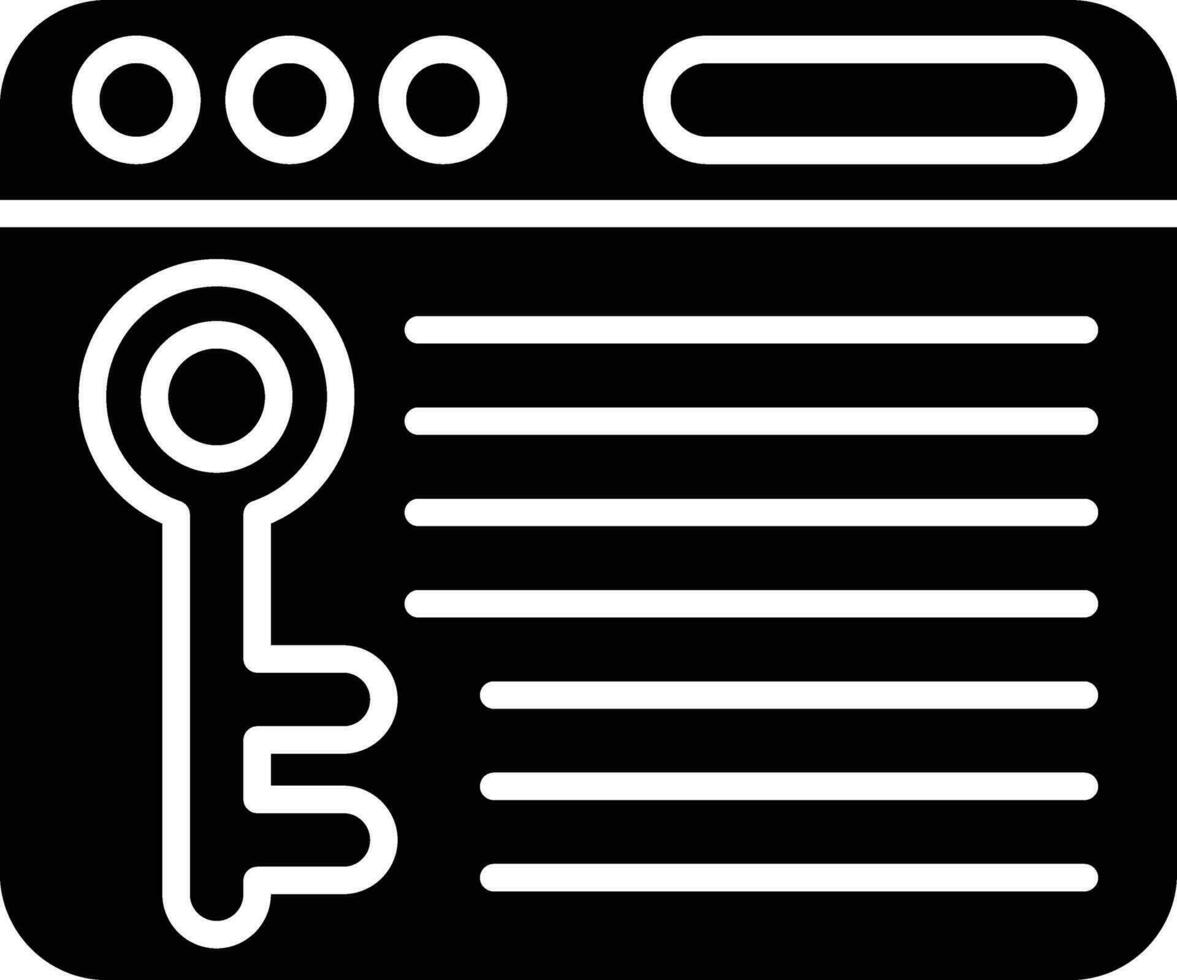 Keyword Density Vector Icon
