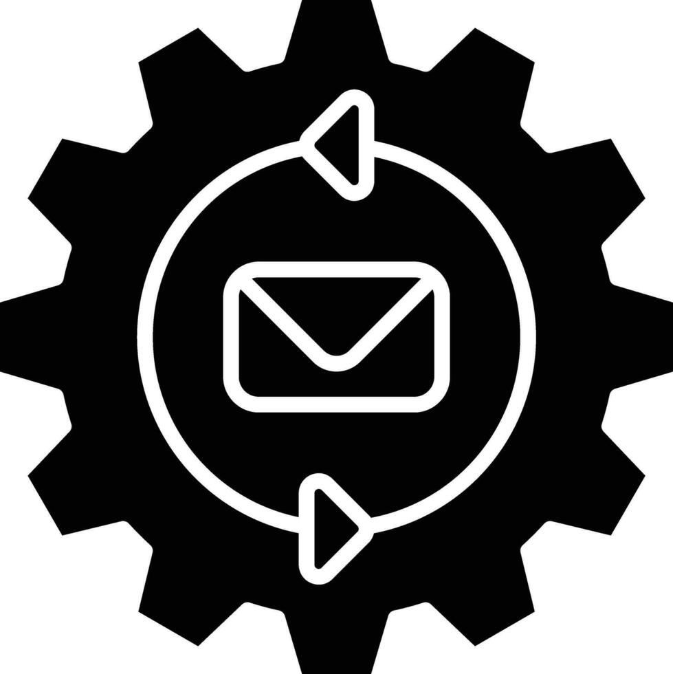 Marketing Automation Vector Icon
