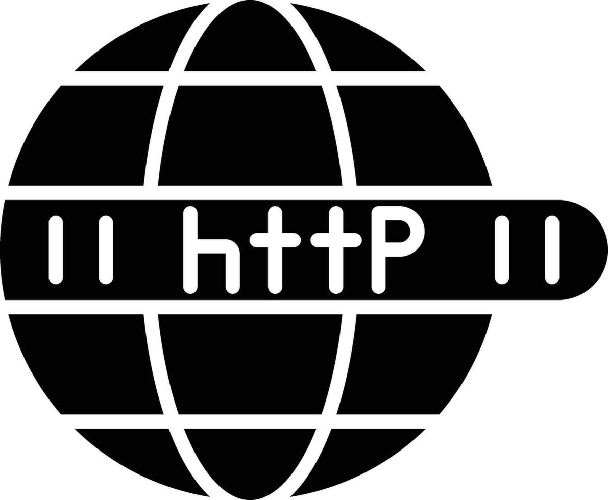 icono de vector de http