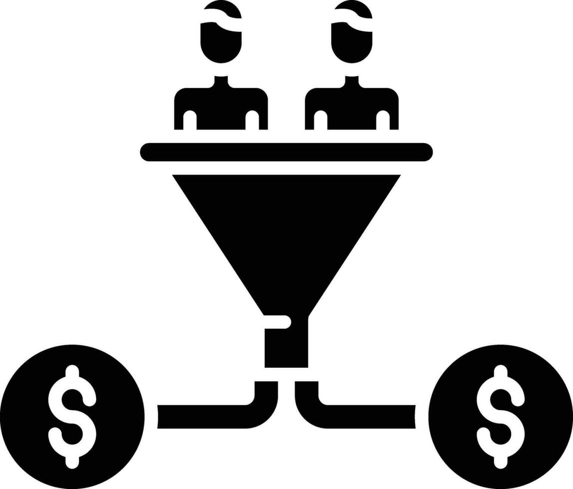 Conversion Rate Vector Icon