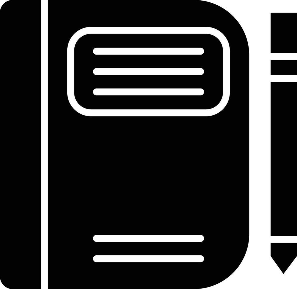 Diary Study Vector Icon