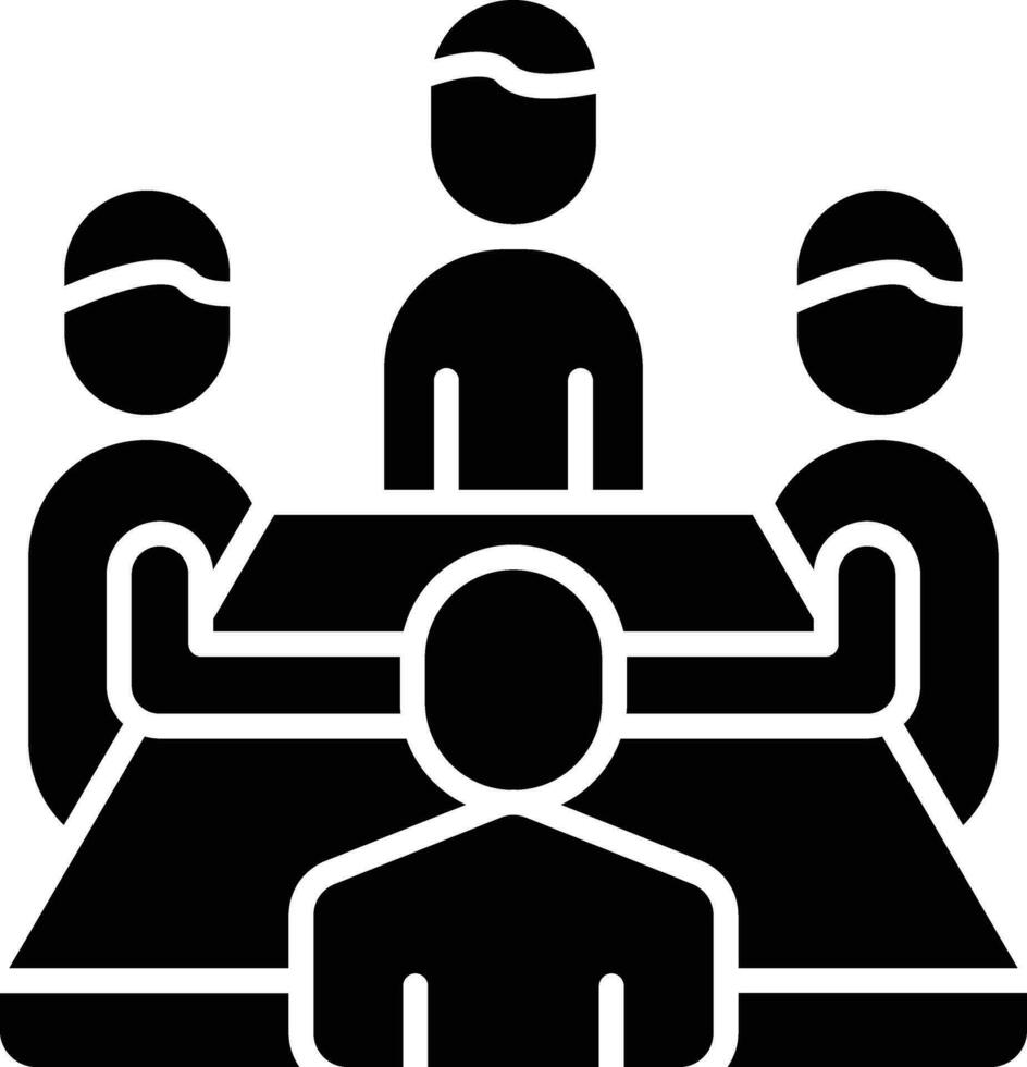 Company Meeting Vector Icon