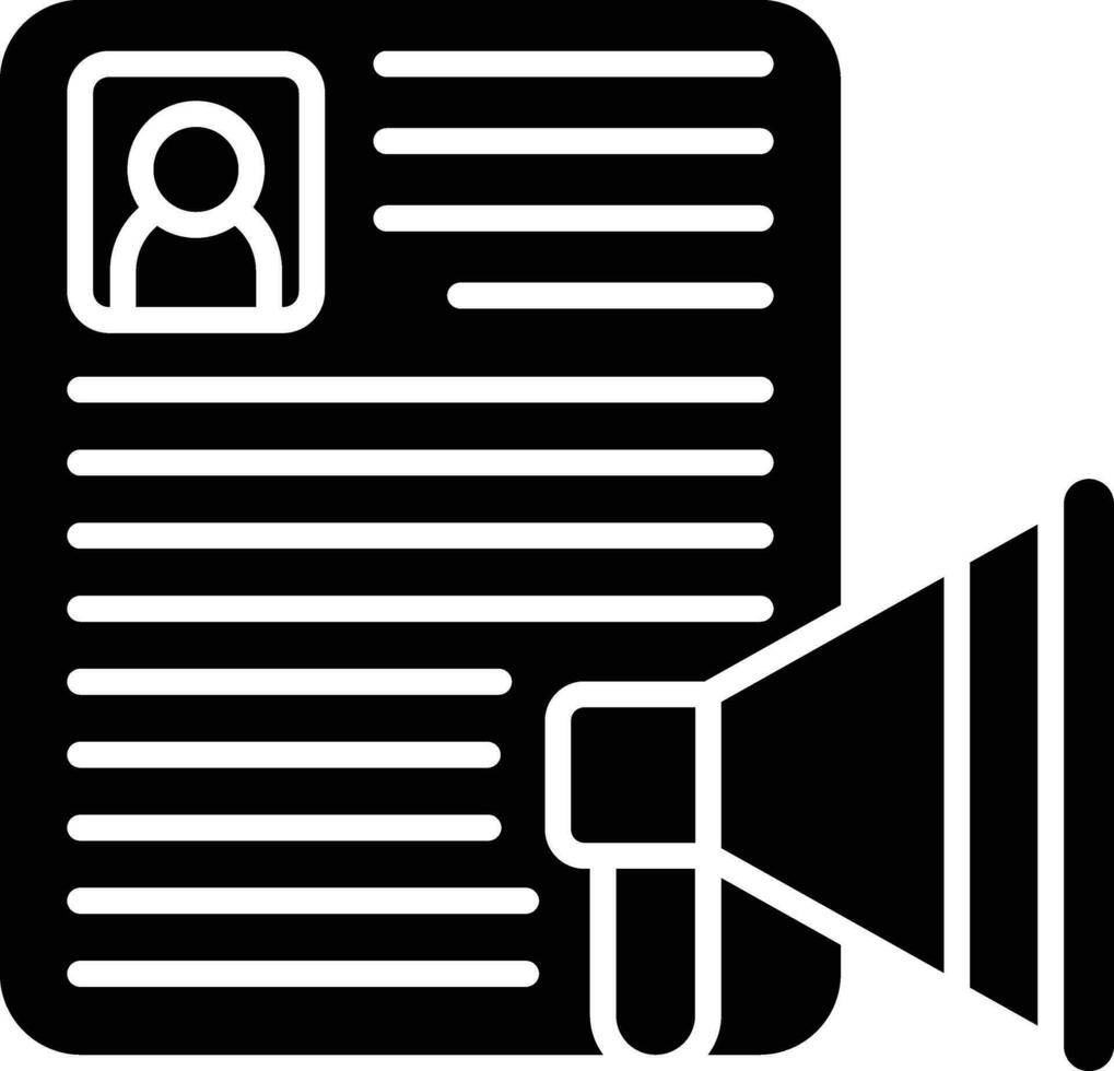 Hr Marketing Vector Icon