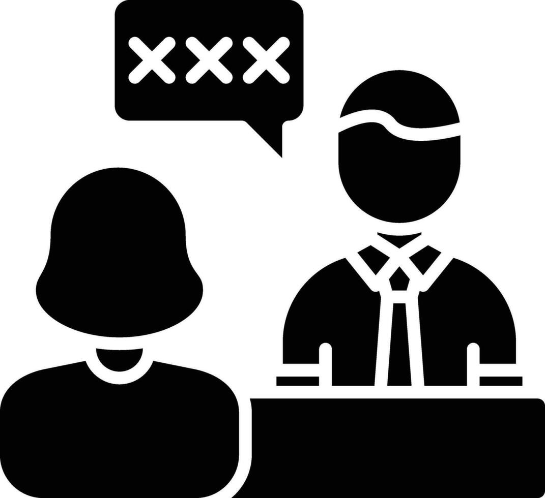 Workplace Bullying Vector Icon