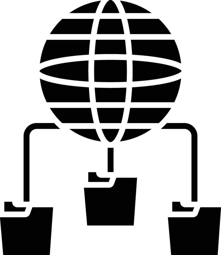 Global Network Vector Icon