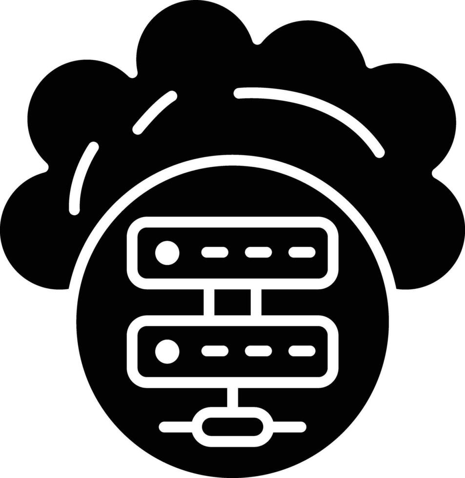 Cloud Server Vector Icon