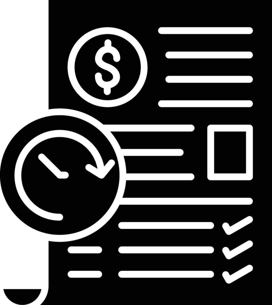 Transaction History Vector Icon
