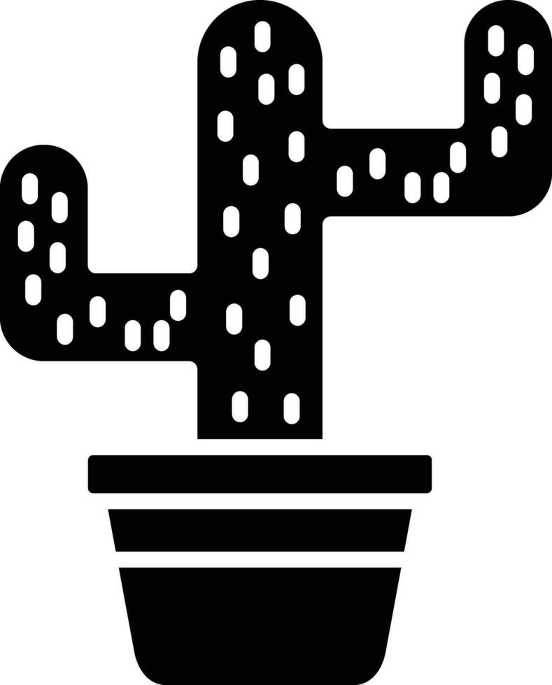 icono de vector de cactus