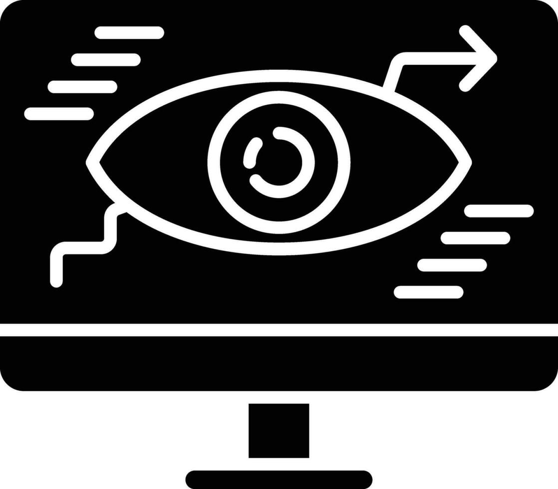 Web Monitoring Vector Icon