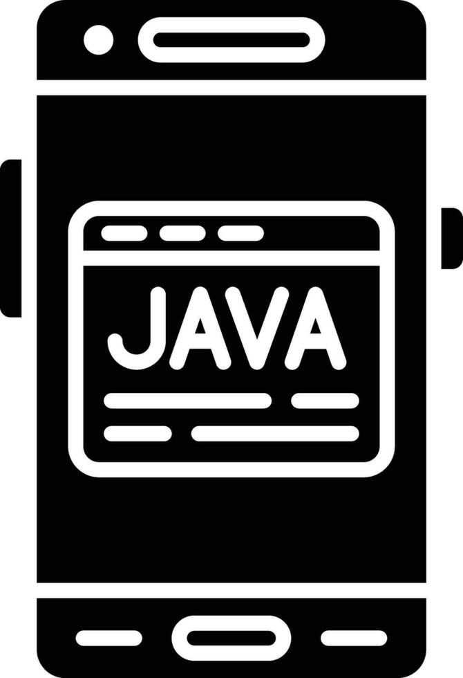 icono de vector de java