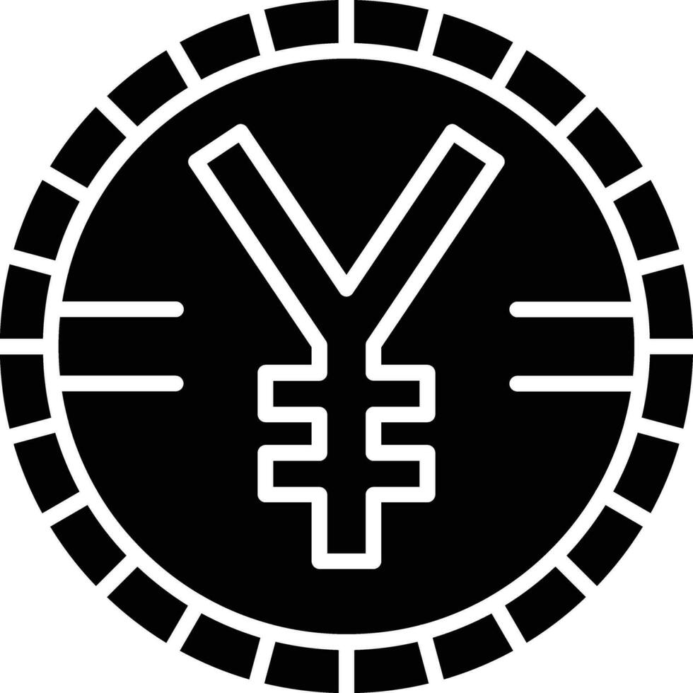 Chinese Yuan Vector Icon
