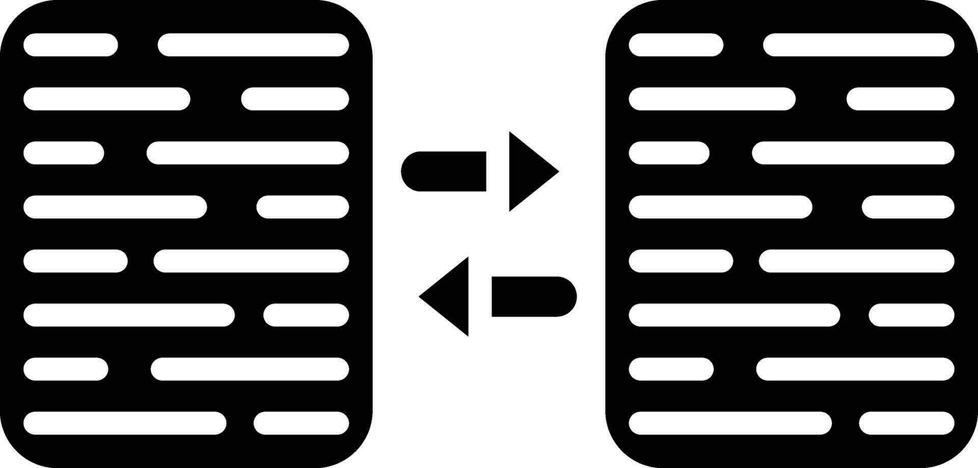 icono de vector de transferencia de datos