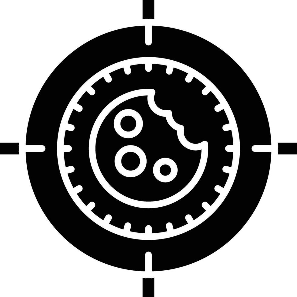 Cookie Tracking Vector Icon