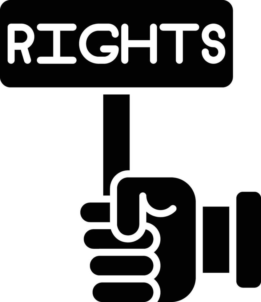 Right To Object Vector Icon