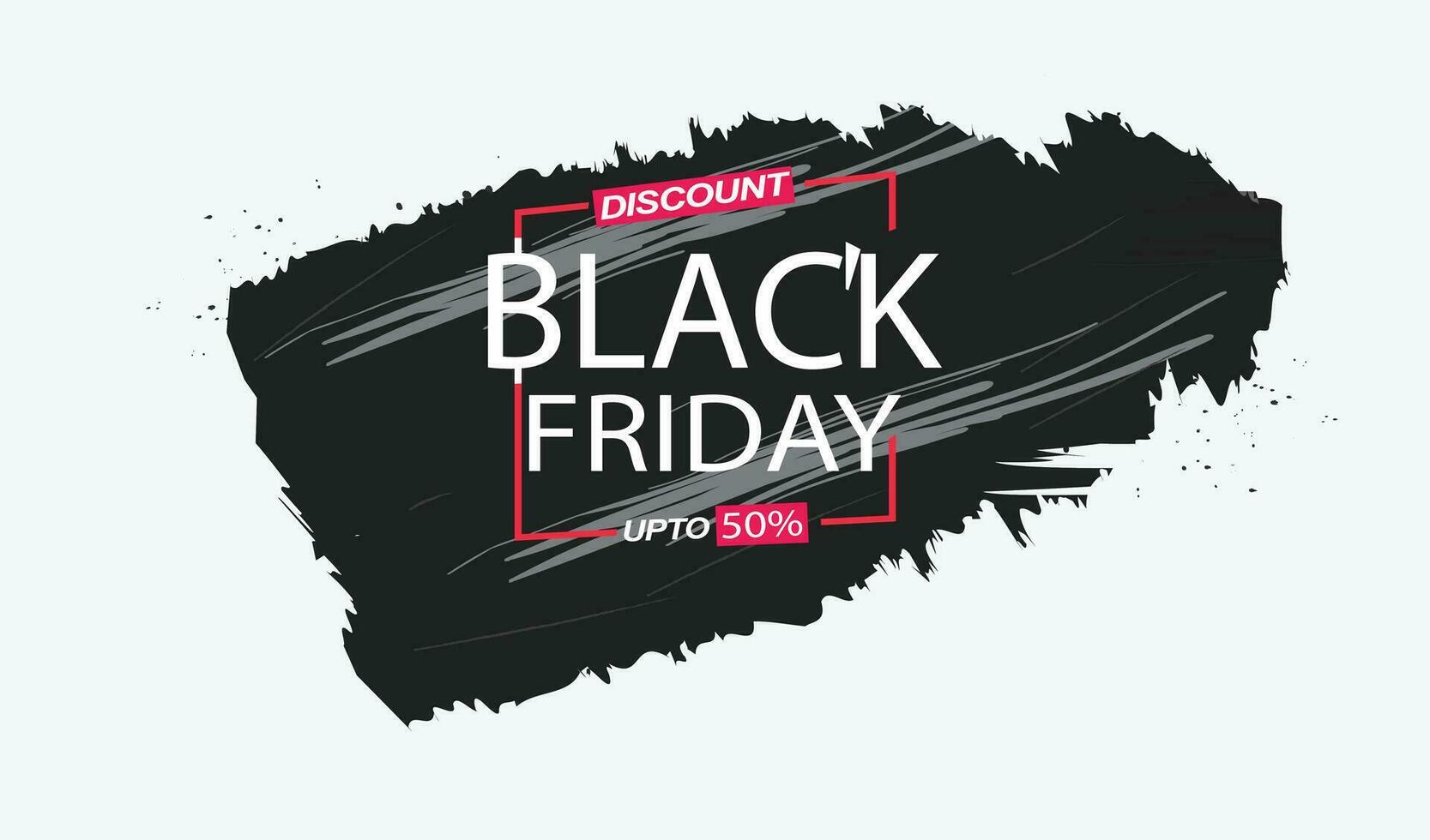 Free Black Friday Promo Offer Design vector