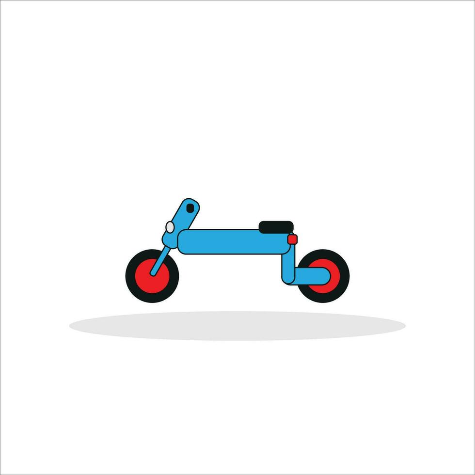 electric bike for kids vector