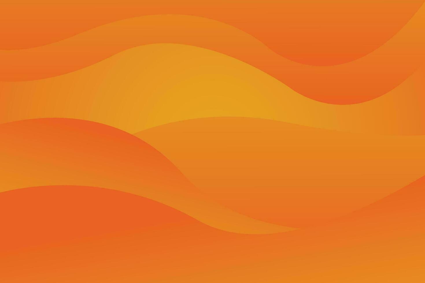 Liquid color background design. Orange elements with fluid gradient Vector illustration