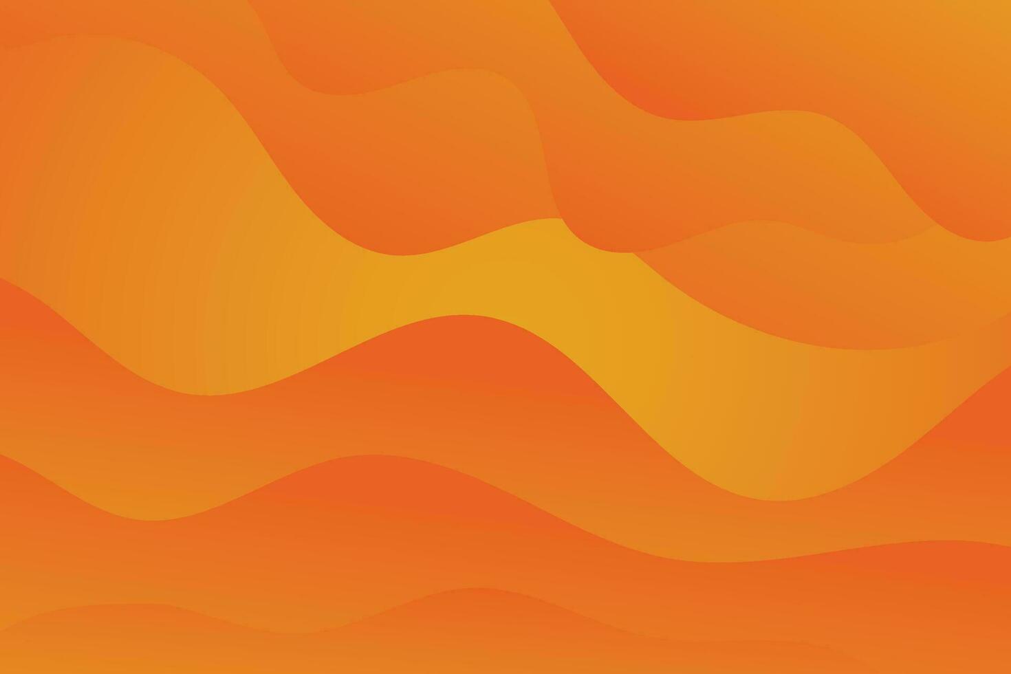 Liquid color background design. Orange elements with fluid gradient Vector illustration